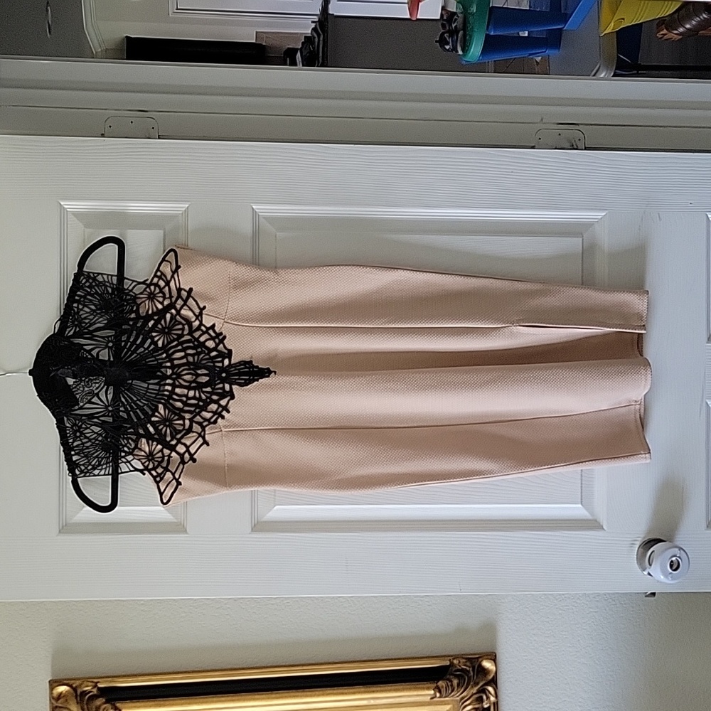 NWT Signature lace-shouldered dress